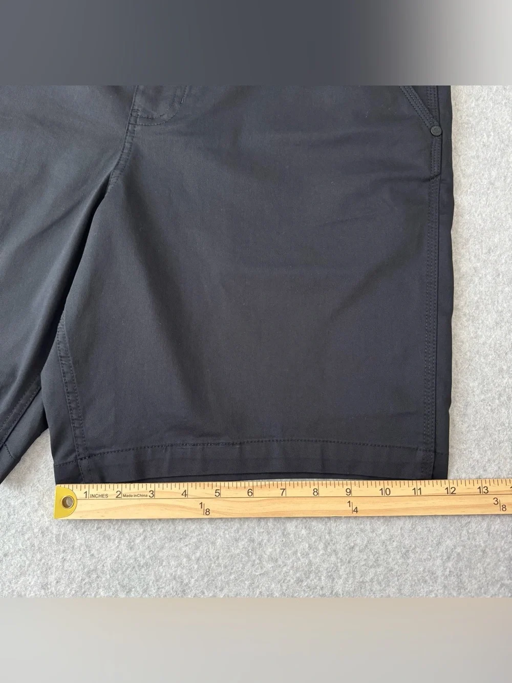 Wrangler Utility Shorts Mens 36 Black Performance Stretch Flex Waistband NWT